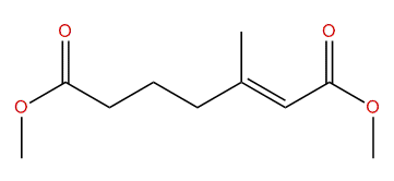 (E)-Dimethyl 3-methyl-2-heptenedioate